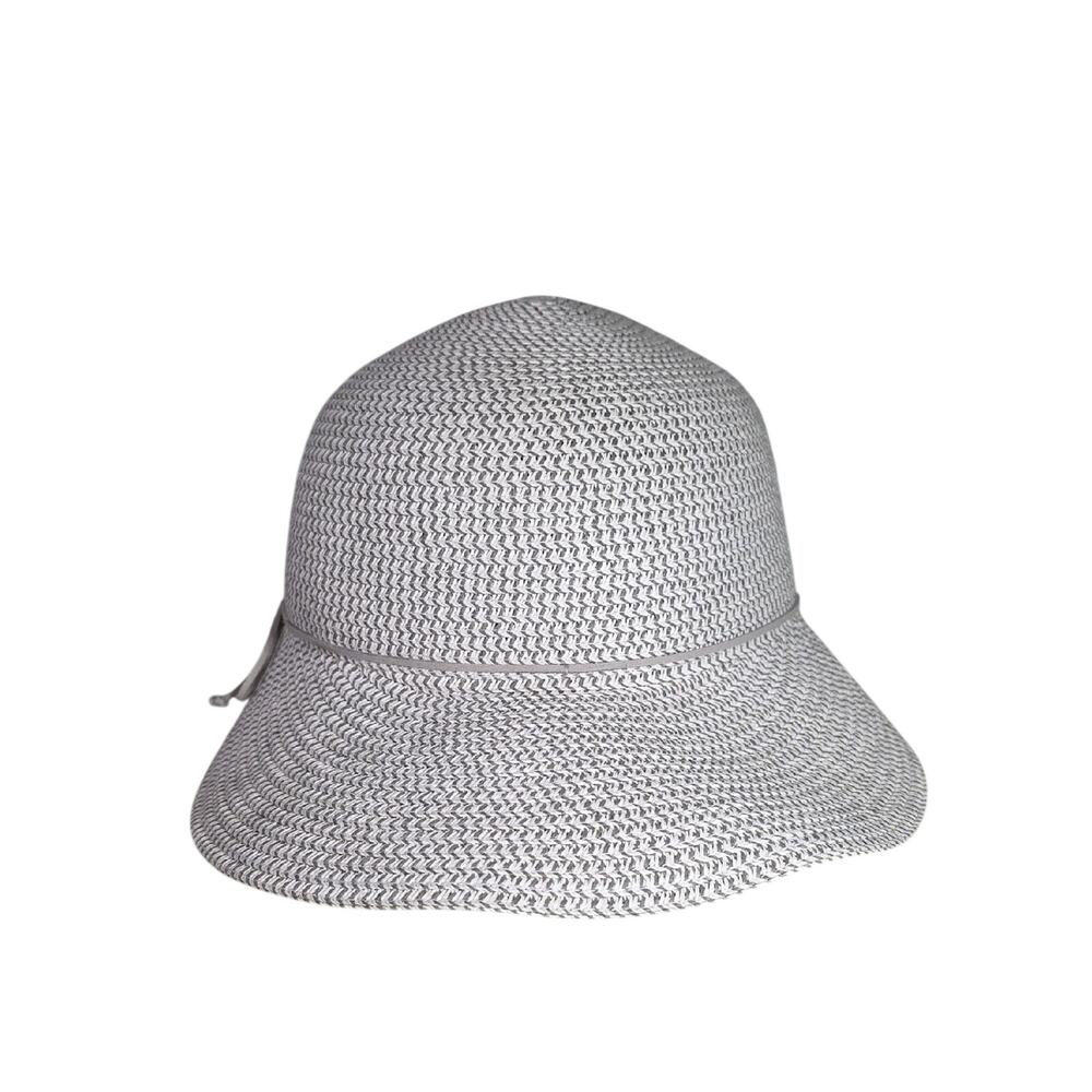 Nine West Ora Bucket Hat Light Gray Woven